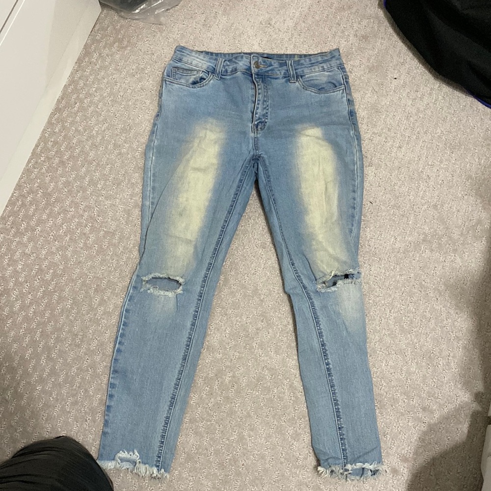 Light blue jeans